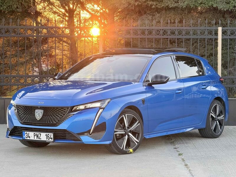 Galeriden Peugeot 308 1.2 PureTech GT 2023 Model İstanbul 48.000 km Mavi