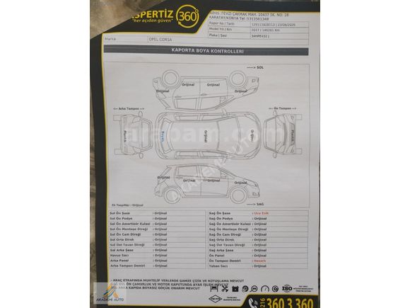 AKADEMİ AUTO DAN 2017 MODEL OPEL CORSA