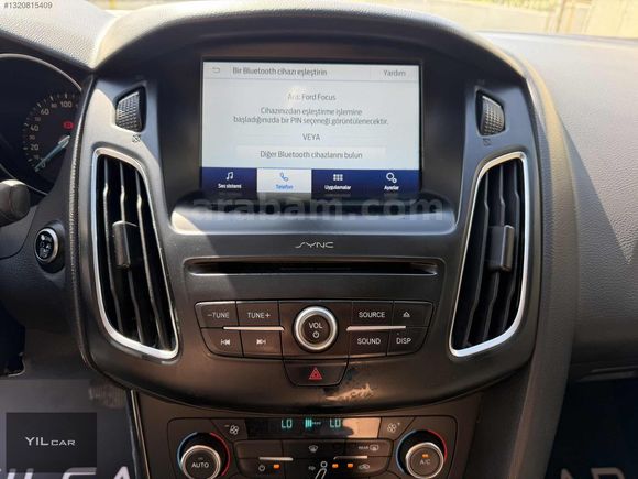 YIL CAR'dan 2017 FORD FOCUS III+1.5 TDCİ+TITANIUM+OTOMATİK PARK