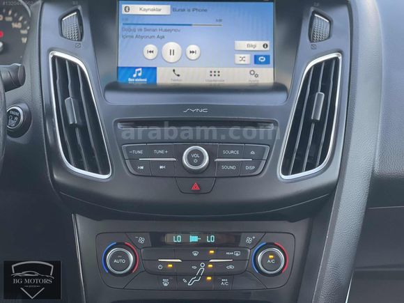 2017 FORD FOCUS 1.5 TDCİ TİTANİUM X LED MATRİX FAR OTOMATİK PARK