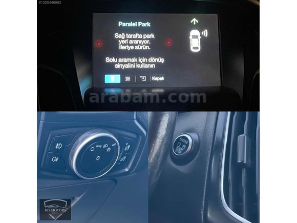 2017 FORD FOCUS 1.5 TDCİ TİTANİUM X LED MATRİX FAR OTOMATİK PARK