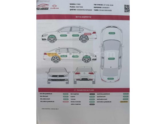 2017 HATASZ OTOMATİK EMSALSİZ TEMİZLİKTE TİTANİUM FOCUS ORJİNAL