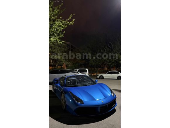 TKN MOTORS'TAN FERRARİ488 SPIDER BLUE CORSA