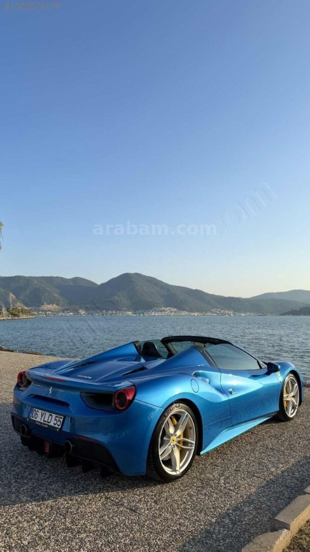 Galeriden Ferrari 488 Spider 2016 Model Muğla 76.000 km Mavi 4