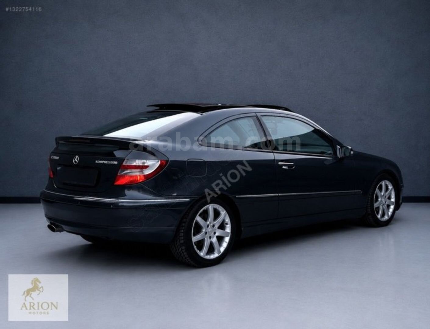 Galeriden Mercedes - Benz C 180 Kompressor Sportcoupe 2008 Model İstanbul 142.000 km Gri 4