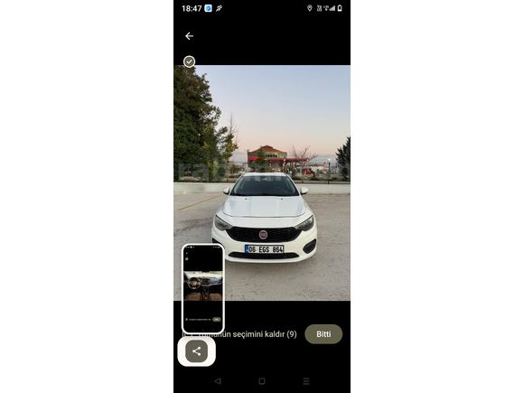 Sahibinden Fiat Egea 1.3 Multijet Easy 2017 Model Ankara