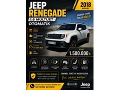 Sahibinden Jeep Renegade 1.6 MultiJet Longitude 2018 Model 