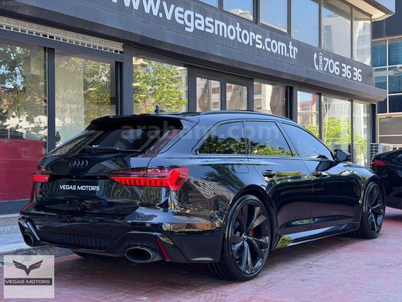VEGAS MOTORS-2021 AUDI RS6 SERAMİK A.AKS B&O EVENTURİ AKRAPOVİC