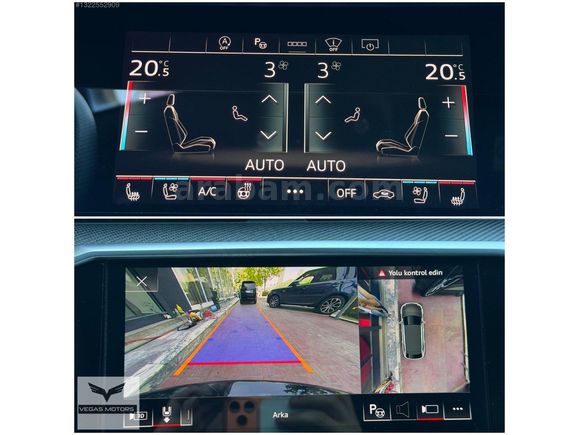 VEGAS MOTORS-2021 AUDI RS6 SERAMİK A.AKS B&O EVENTURİ AKRAPOVİC