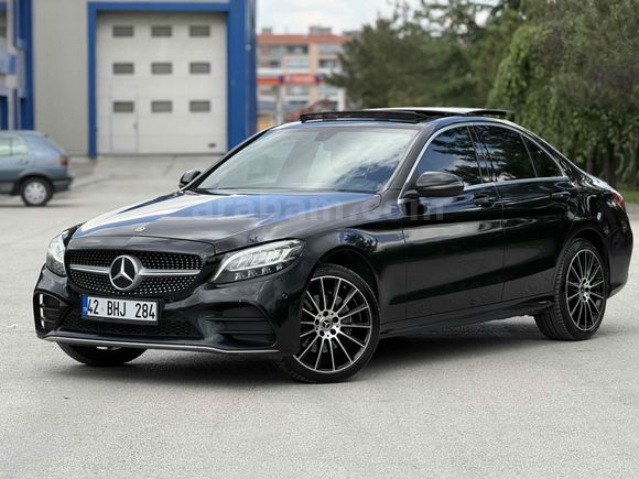 2019 ÇIKIŞLI HATASIZ C200 4MATİC ORJİNAL BURMESTER TOUCHPAD AMG JANT 