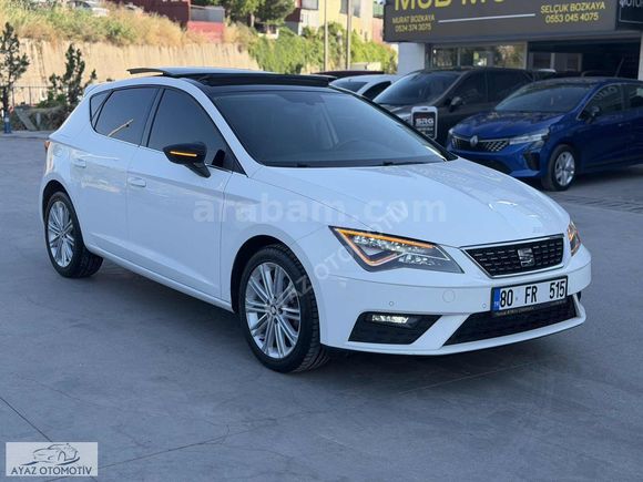 2018/SEAT/LEON/1.6 TDİ/115 HP/XCELLENCE/DSG/CAM TAVAN/94***KM