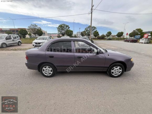 1998 HYUNDAİ ACCENT 1.3 SIFIR MUAYENE ÖZEL YAPIM KUMAŞ