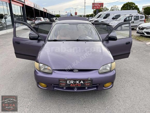 1998 HYUNDAİ ACCENT 1.3 SIFIR MUAYENE ÖZEL YAPIM KUMAŞ
