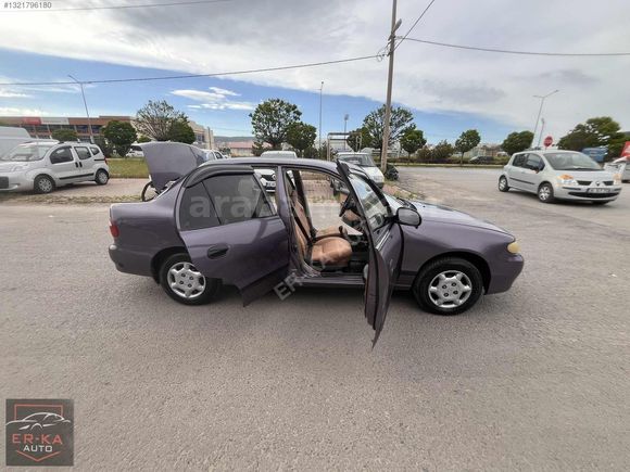 1998 HYUNDAİ ACCENT 1.3 SIFIR MUAYENE ÖZEL YAPIM KUMAŞ