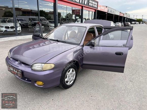 1998 HYUNDAİ ACCENT 1.3 SIFIR MUAYENE ÖZEL YAPIM KUMAŞ