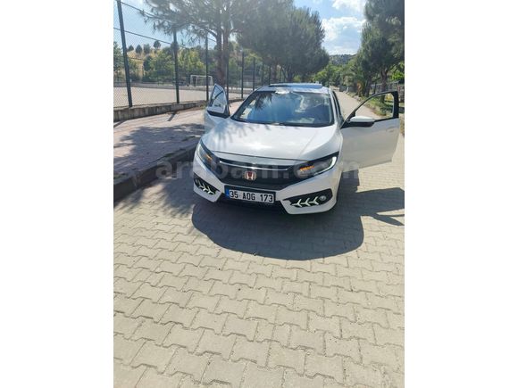 Sahibinden Honda Civic 1.6i VTEC Elegance 2017 Model İzmir 138.000 km Beyaz