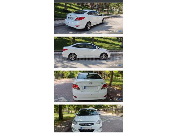 Sahibinden Hyundai Accent Blue 1.4 CVVT Mode 2011 Model  200.000 km Beyaz