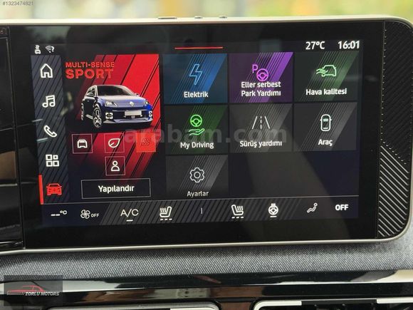 2025 RENAULT R5 E-Tech EV52 Techno/ÇİFT RENK/HATASIZ 6900 KM DE