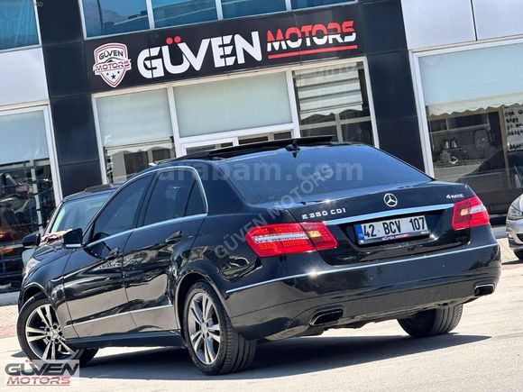 2012 MODEL+MERCEDES E-350 CDI 4 MATİC+PREMİUM+CAM TAVAN+265 LİK