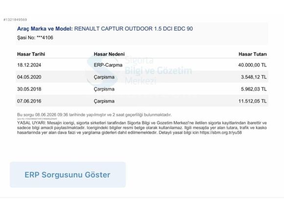 97 BİN KM DE ÇİFT RENK EMSLASİZ CAPTUR