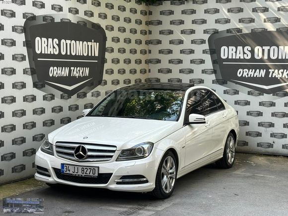 ORAS'DAN 2012 MODEL MERCEDES-BENZ C-180 AVANTGARDE 161.000 KM'DE