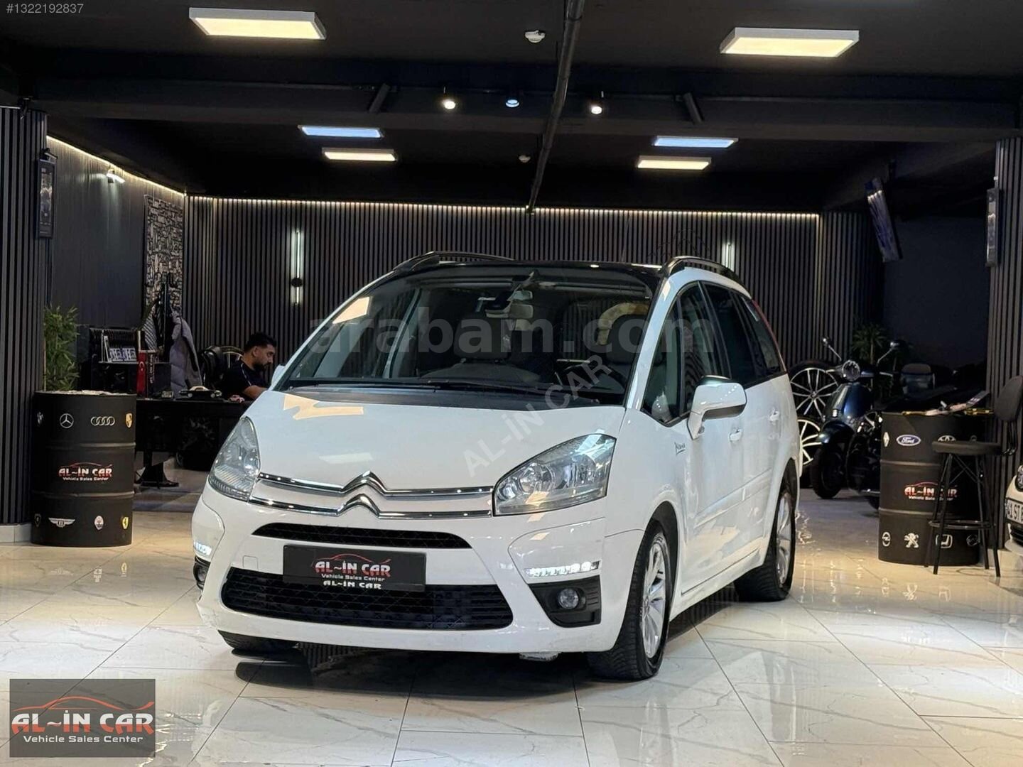 Galeriden Citroen C4 Grand Picasso 1.6 HDi Dynamic 2012 Model İstanbul 100.000 km Beyaz 6