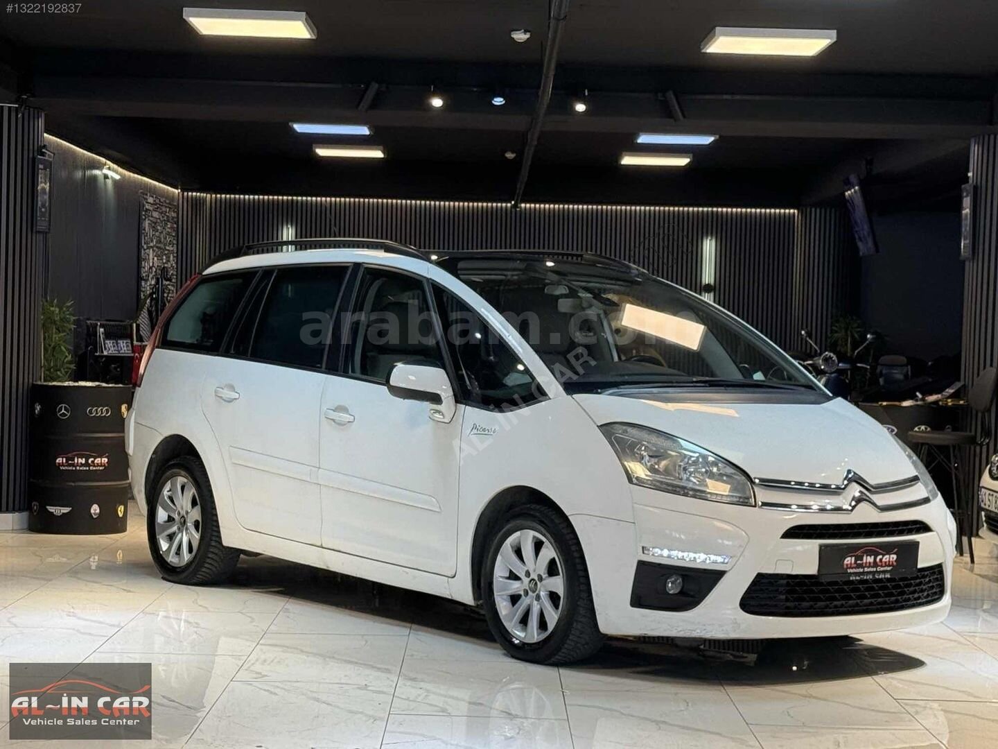 Galeriden Citroen C4 Grand Picasso 1.6 HDi Dynamic 2012 Model İstanbul 100.000 km Beyaz 7