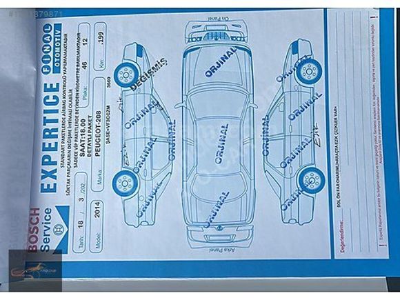kuronowa-ruページ Galeriden Peugeot 208 1.0 VTi Access 2014 Model Gaziantep 70.000
