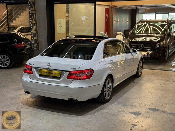TEKİN OTOMOTİV'DEN 2012 MAKYAJLI KASA E 250 CGİ M.B PREMİUM