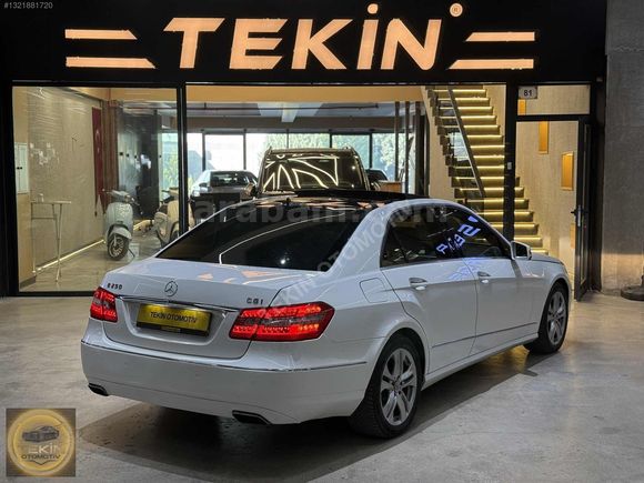 TEKİN OTOMOTİV'DEN 2012 MAKYAJLI KASA E 250 CGİ M.B PREMİUM