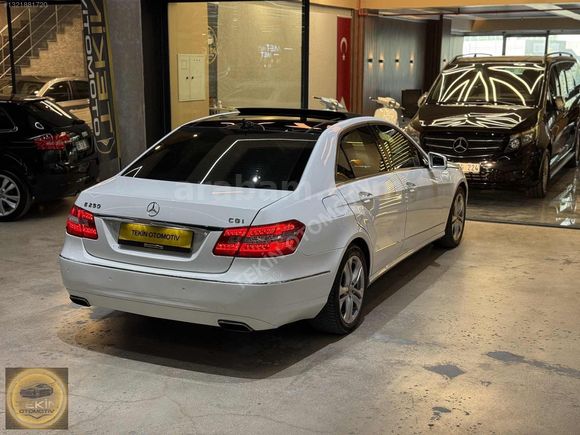 TEKİN OTOMOTİV'DEN 2012 MAKYAJLI KASA E 250 CGİ M.B PREMİUM