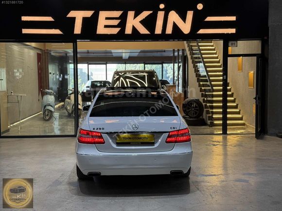 TEKİN OTOMOTİV'DEN 2012 MAKYAJLI KASA E 250 CGİ M.B PREMİUM