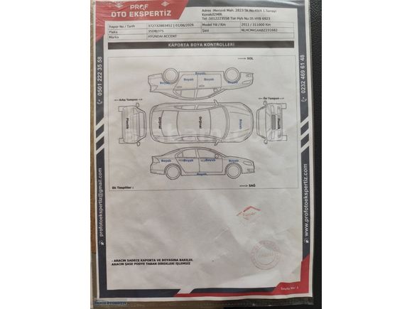 İLK EL 2011 MODEL 1.4 BENZİNLİ 97 BG MODE ABS Lİ ESP Lİ ORJİNAL