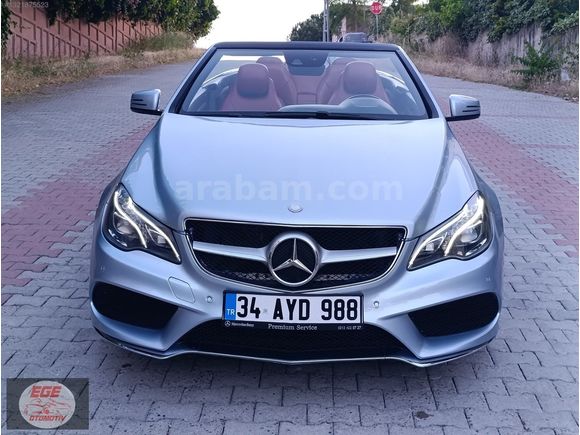 2015 MERCEDES-BENZ E 250 AMG CABRİO BUZ MAVİSİ EMSALSİZ