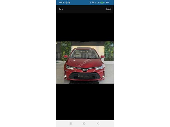 Sahibinden Toyota Corolla 1.6 Flame X Pack 2020 Model