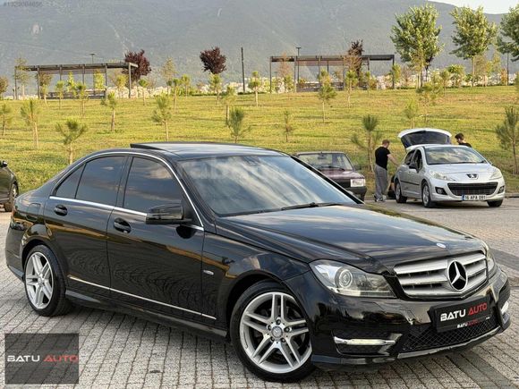 BATU AUTO'DAN 2012 MERCEDES C180 AMG CAM TAVANLI TEMİZ !!!