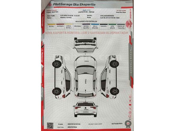 Sahibinden Renault Clio 1.0 TCe Joy 2020 Model 