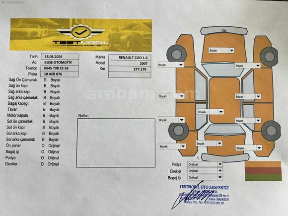 BUSE OTOMOTİV TAM OTOMATİK CLİO