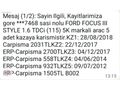 2012 FOCUS/287.000 KM/1 BOYA/2 LOKAL BOYALI/BAKIMLI/ÇOK TEMİZ