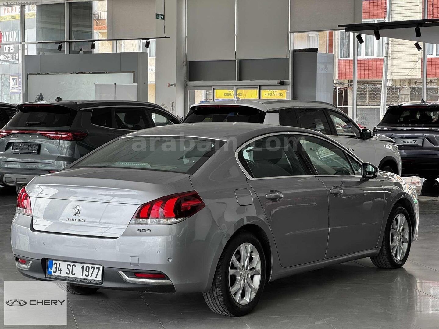 Galeriden Peugeot 508 1.6 BlueHDi Allure 2016 Model İstanbul 79.000 km Gri 7