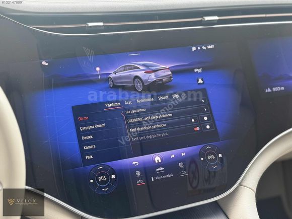 2025 MERCEDES EQS 450 4MATIC ARKA AKS OTM. KAPI MASAJ TAM DOLU