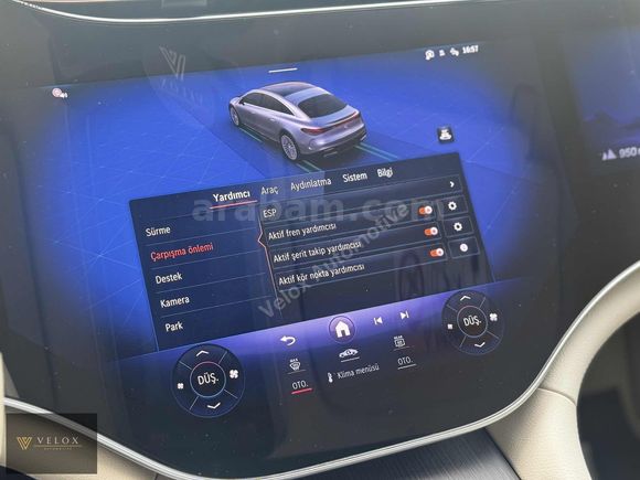 2025 MERCEDES EQS 450 4MATIC ARKA AKS OTM. KAPI MASAJ TAM DOLU