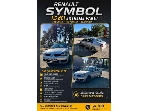 Sahibinden Renault Symbol 1.5 dCi Extreme 2008 Model 