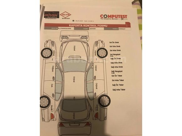 Sahibinden Chevrolet Aveo 1.3 D LT 2012 Model 
