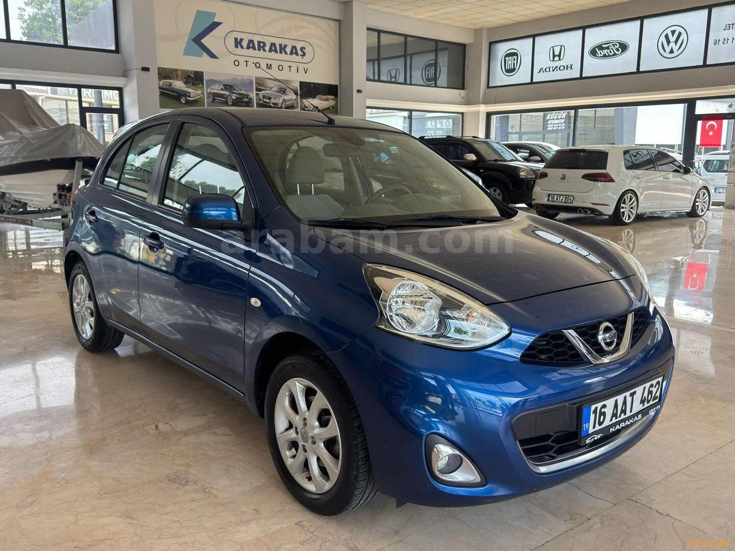 Galeriden Nissan Micra 1.2 Match 2017 Model Bursa 73.000 km Mavi 4