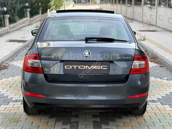 OTOMEÇ'DEN 2015 OCTAVİA 1.6 ELEGANCE CR CAM TAVAN HATASIZ