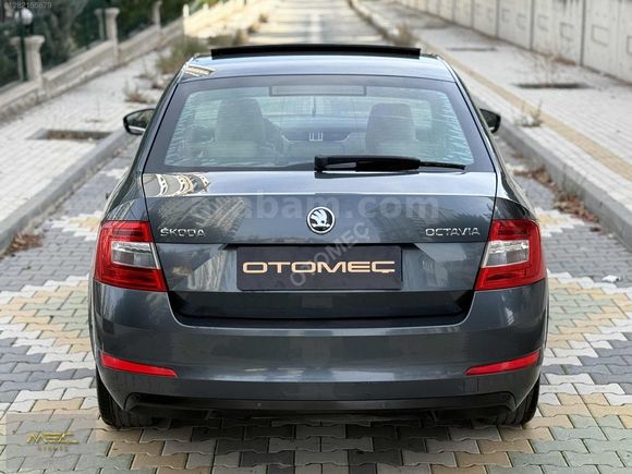 OTOMEÇ'DEN 2015 OCTAVİA 1.6 ELEGANCE CR CAM TAVAN HATASIZ