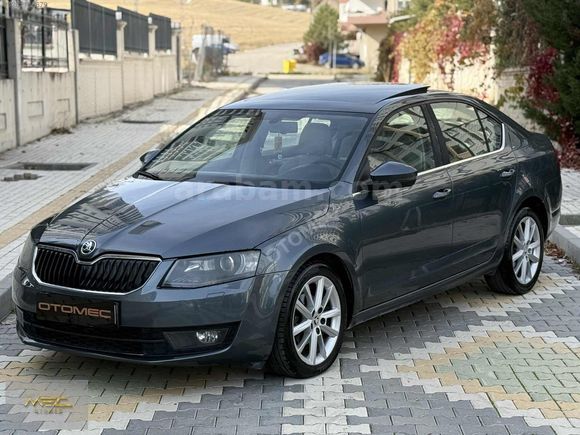 OTOMEÇ'DEN 2015 OCTAVİA 1.6 ELEGANCE CR CAM TAVAN HATASIZ