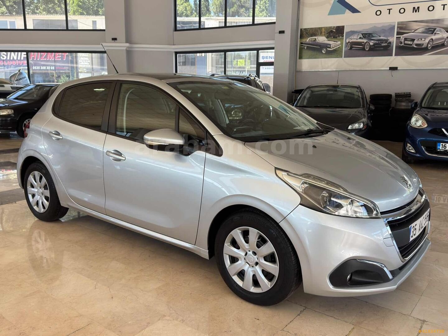 Galeriden Peugeot 208 1.2 PureTech Allure 2017 Model Bursa 89.000 km Gri 2