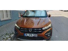 Sahibinden Dacia Sandero Stepway 1.0 Tce Prestige 2022 Model İzmir 24.000 km Turuncu